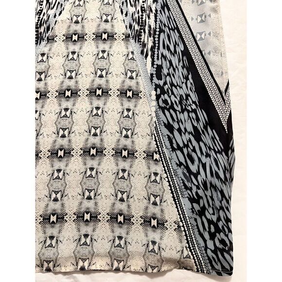 Cabi 253 Mixed Print Blue Sleeveless Tunic Tank Top S Lightweight - Picture 5 of 13